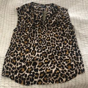 NET J Crew sleeveless blouse